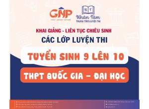📢 KHÓA LUYỆN THI CẤP TỐC – CHINH PHỤC KỲ THI TUYỂN SINH 9 LÊN 10 VÀ THPT QUỐC GIA – ĐẠI HỌC! 📢