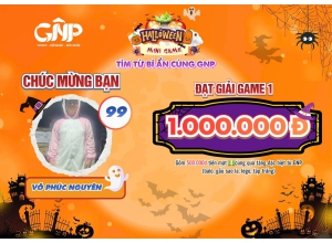  CHÚC MỪNG NGƯỜI CHIẾN THẮNG GAME 1 - HALLOWEEN MINI GAME CÙNG GNP! 