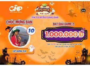  CHÚC MỪNG NGƯỜI CHIẾN THẮNG – HALLOWEEN MINI GAME GNP 