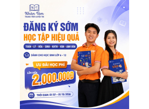 ĐĂNG KÝ SỚM – HỌC TẬP HIỆU QUẢ NĂM HỌC 2026–2027