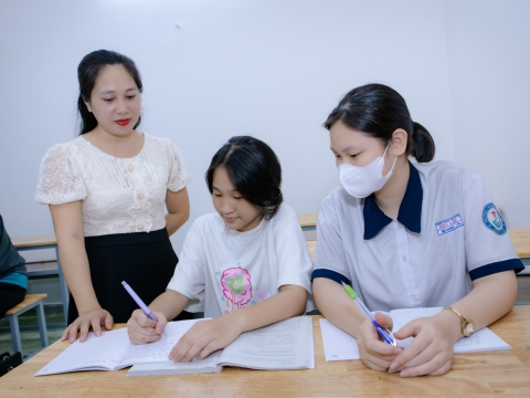 Hình ảnh lớp học tại GNP