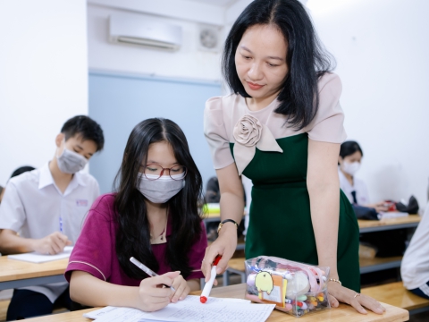 Hình ảnh lớp học tại GNP