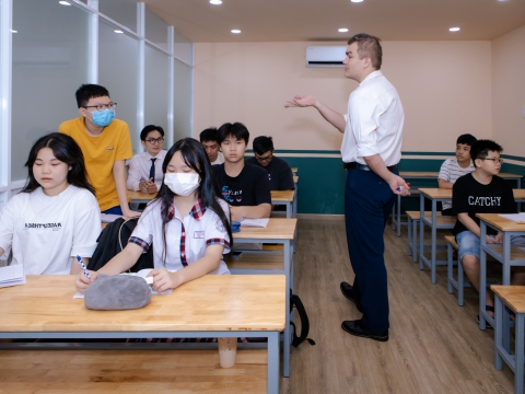 Hình ảnh lớp học tại GNP