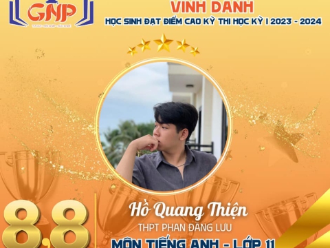 Vinh Danh Gương Mặt Xuất Sắc
