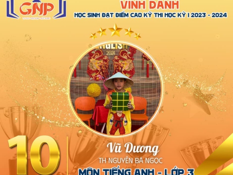 Vinh Danh Gương Mặt Xuất Sắc