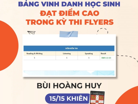 Vinh Danh Gương Mặt Xuất Sắc