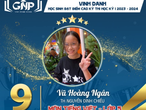 Vinh Danh Gương Mặt Xuất Sắc