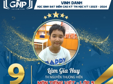 Vinh Danh Gương Mặt Xuất Sắc
