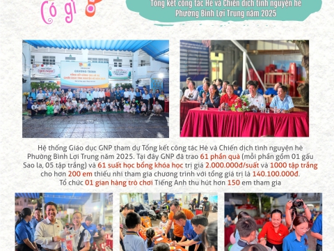 GNP đồng hành cùng các hoạt động chính trị - xã hội phường Bình Lợi Trung