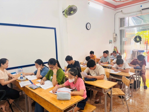 Hình ảnh lớp học tại GNP