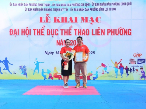 GNP đồng hành cùng các hoạt động chính trị - xã hội phường Bình Lợi Trung