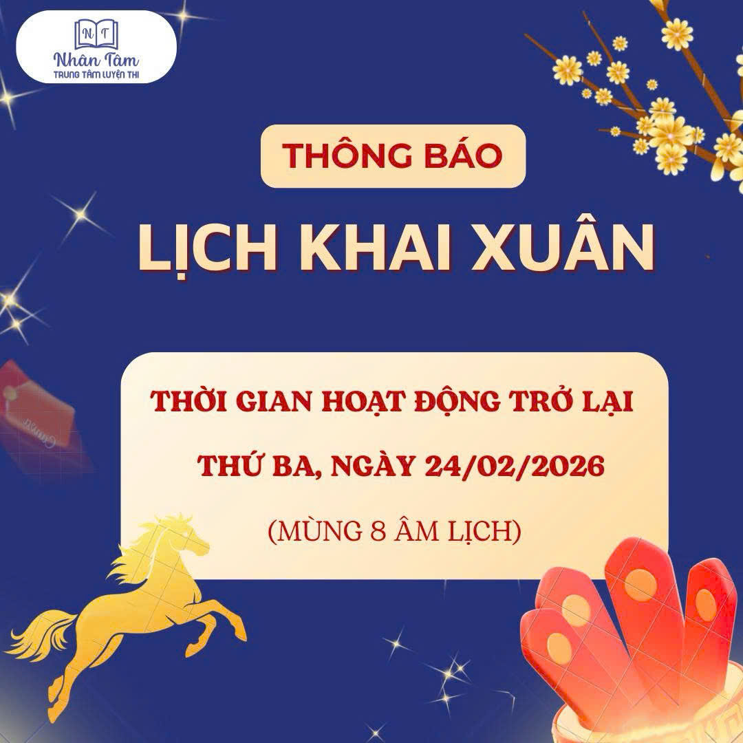 THÔNG BÁO LỊCH KHAI XUÂN 2026